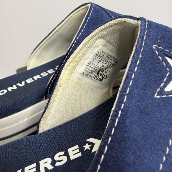 Converse One Star Blue White Leather Sandal Slides Womens Size 7 - Picture 6 of 7
